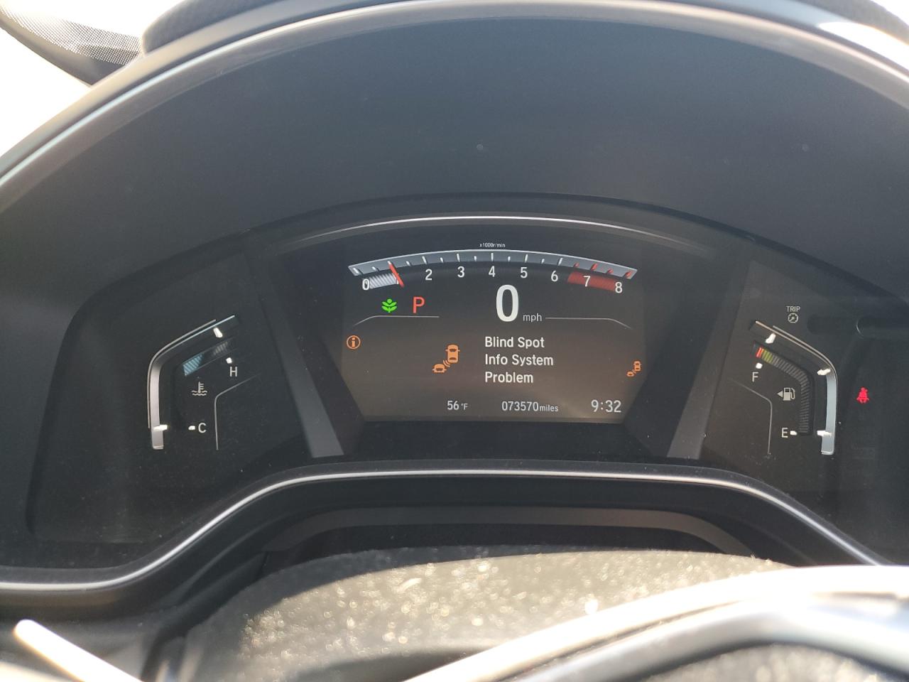 2019 Honda CR-V VIN 5J6RW1H50KL008154 Copart auction photo, side / front end damage thumbnail 9