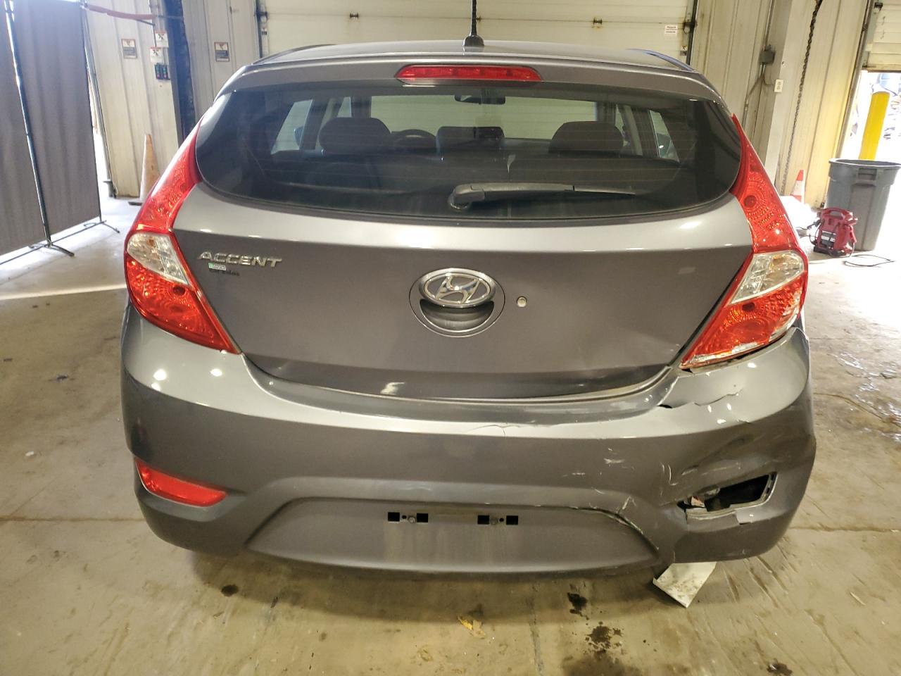 2017 Hyundai Accent VIN KMHCT5AE6HU305465 Copart auction photo, front end / side damage thumbnail 6