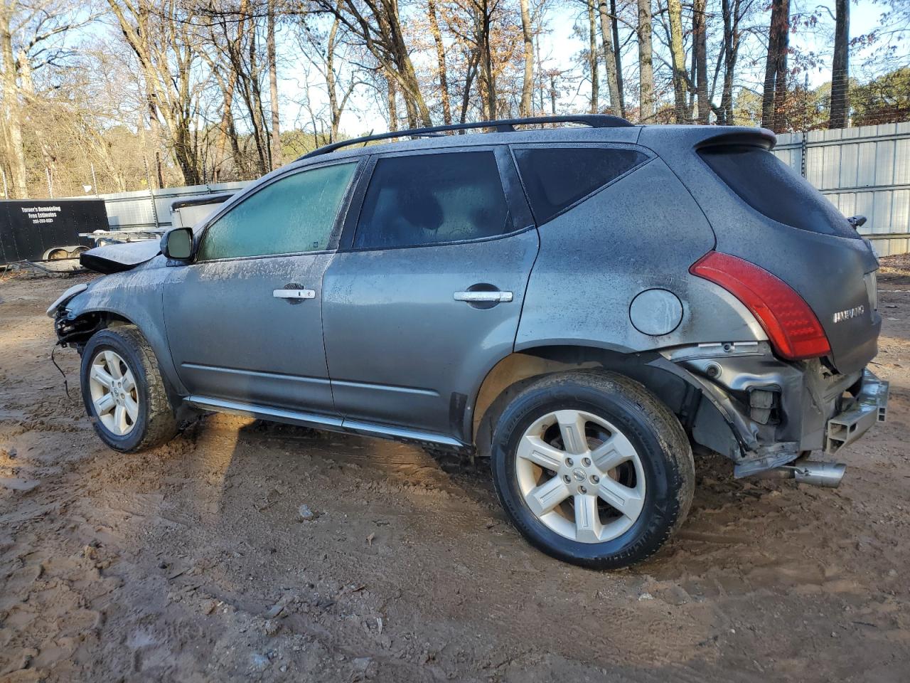 2006 Nissan Murano VIN JN8AZ08T76W416419 Copart auction photo, all over / rear end damage thumbnail 2