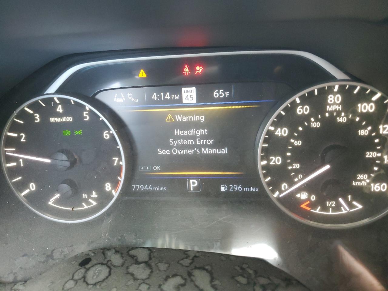 2021 Nissan Maxima VIN 1N4AA6CV2MC507519 Copart auction photo, front end / side damage thumbnail 9