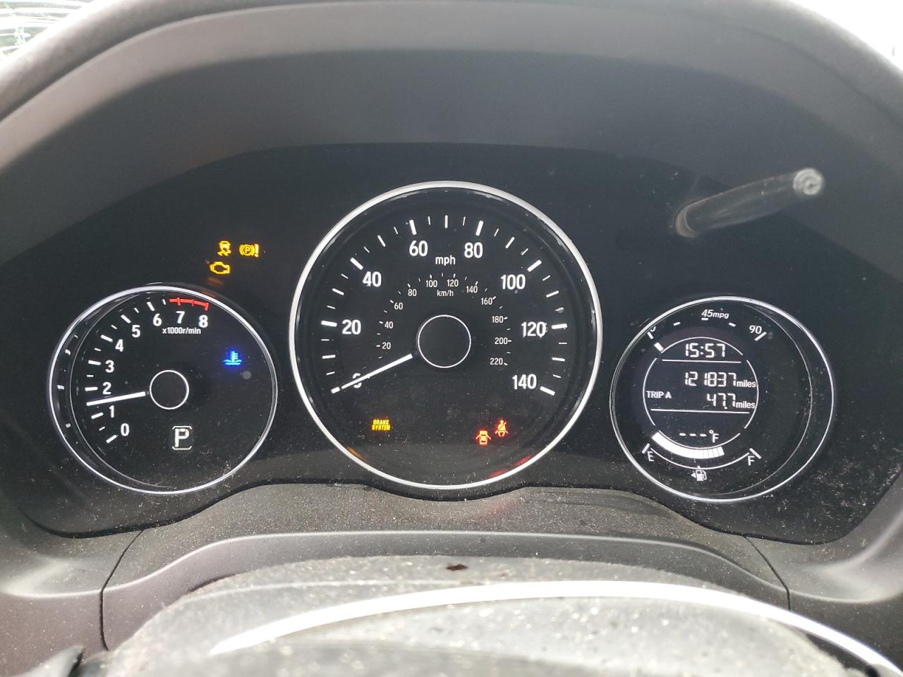 2019 Honda HR-V VIN 3CZRU5H39KG715939 Copart auction photo, front end / mechanical damage thumbnail 9