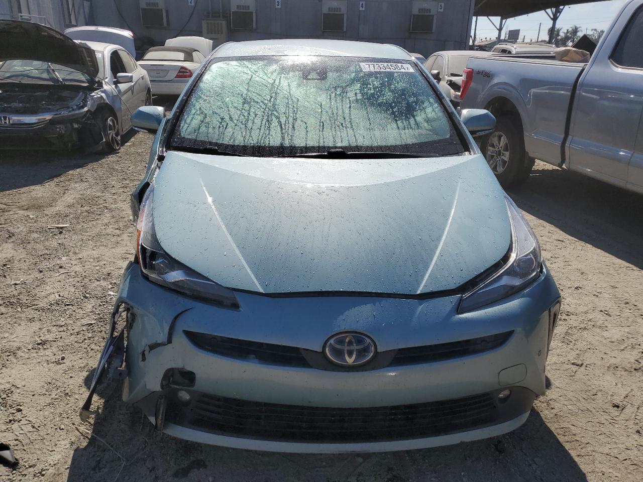 2019 Toyota Prius VIN JTDL9RFU1K3005534 Copart auction photo, front end / rear end damage thumbnail 5