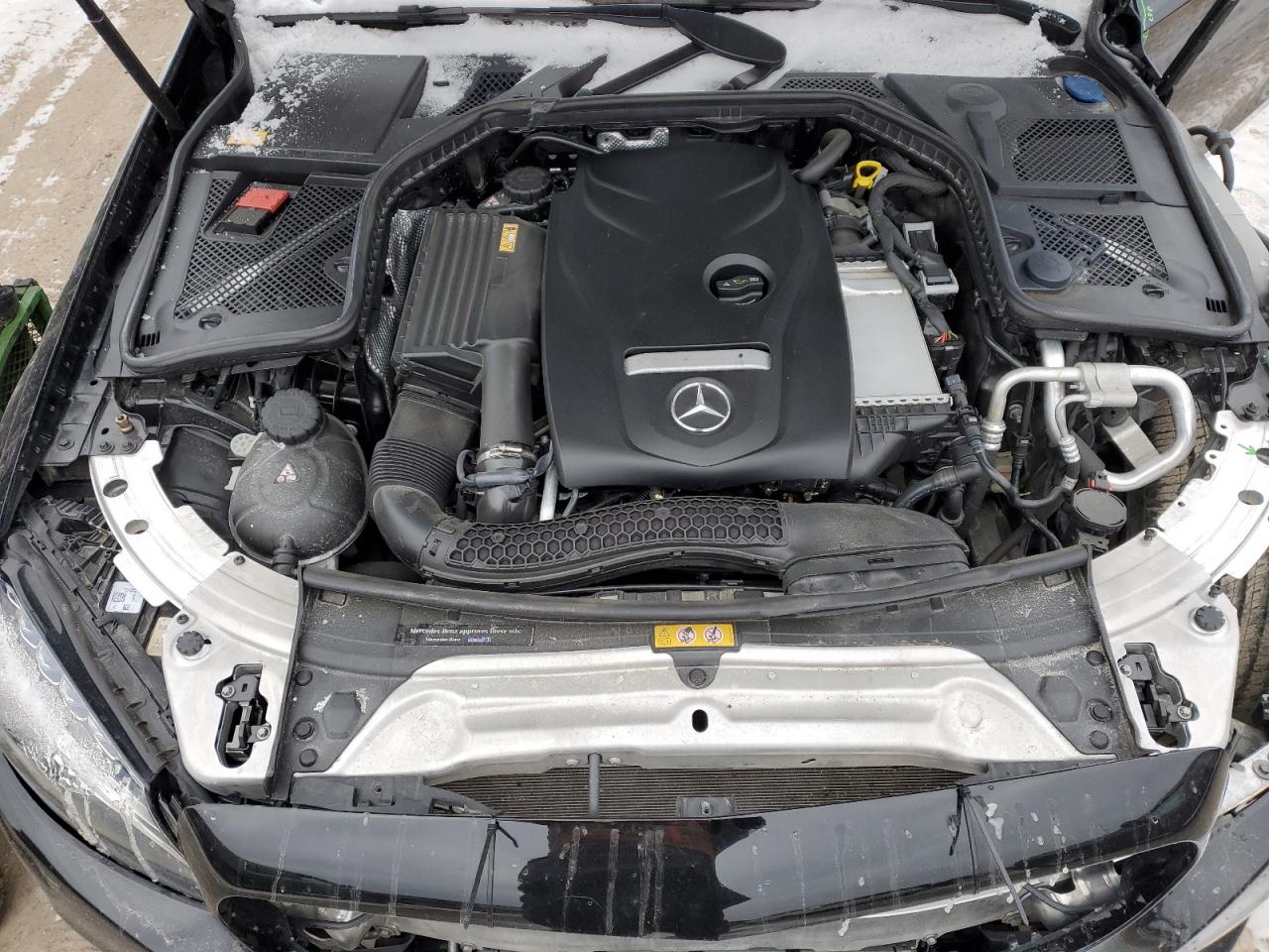 2015 Mercedes-Benz C-klasse VIN 55SWF4KB8FU083135 Copart auction photo, front end / rear end damage thumbnail 11
