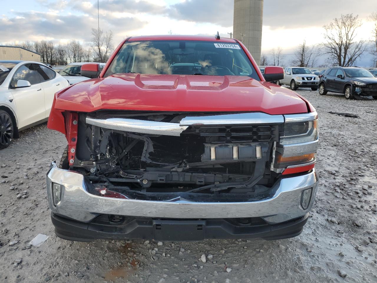 2017 Chevrolet Silverado VIN 1GCVKREC3HZ249813 Copart auction photo, front end damage thumbnail 5