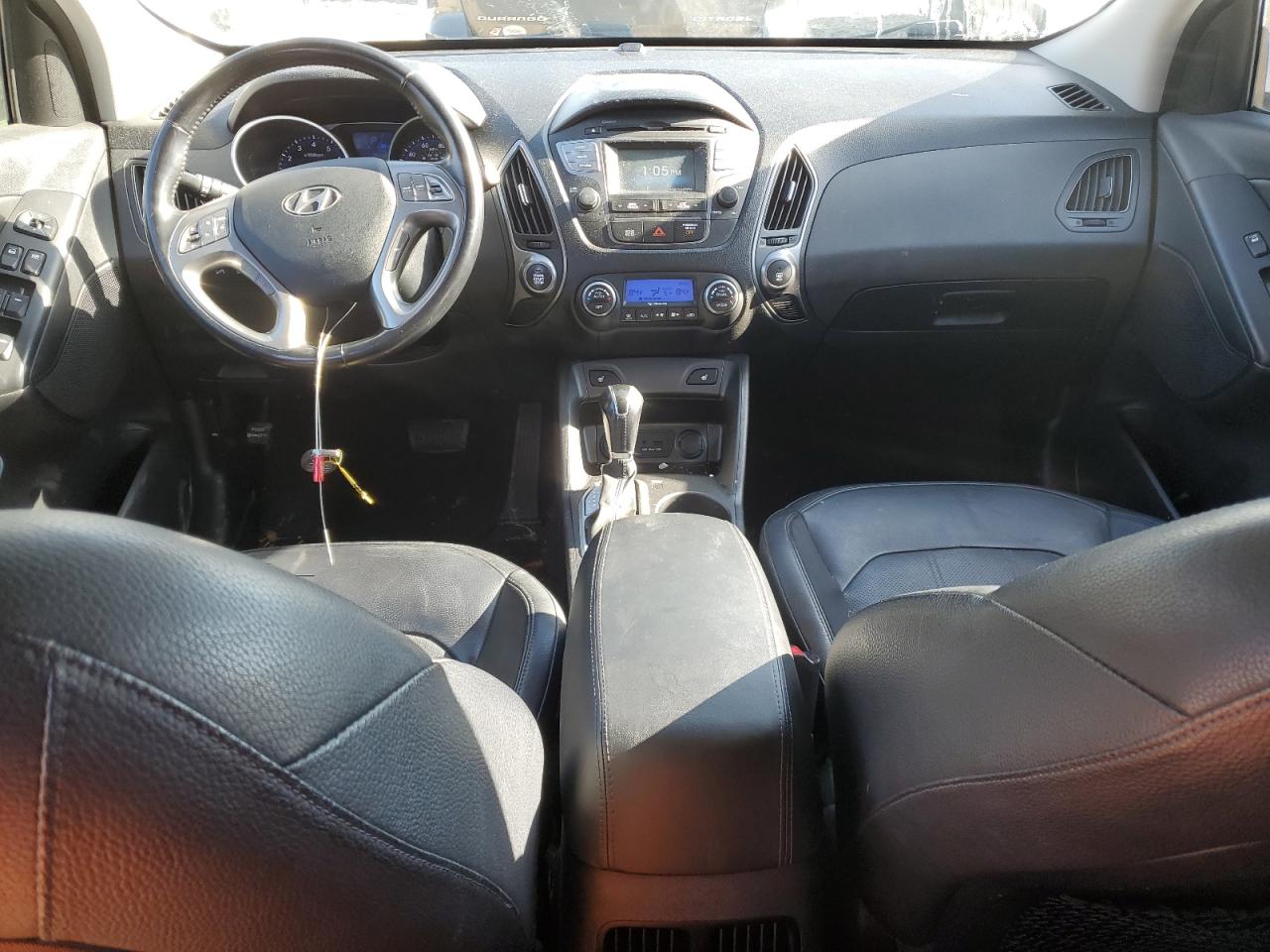 2014 Hyundai Tucson VIN KM8JUCAG3EU872206 Copart auction photo, rear end / front end damage thumbnail 8