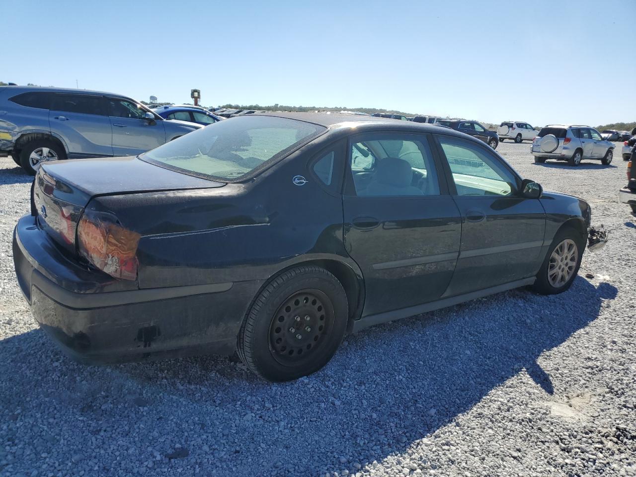 2004 Chevrolet Impala VIN 2G1WF55E149212744 Copart auction photo, front end / rear end damage thumbnail 3
