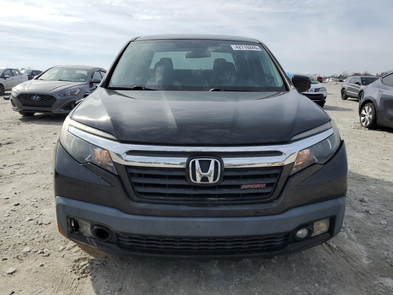 2019 Honda Ridgeline VIN 5FPYK2F14KB004704 Copart auction photo, front end / side damage thumbnail 5