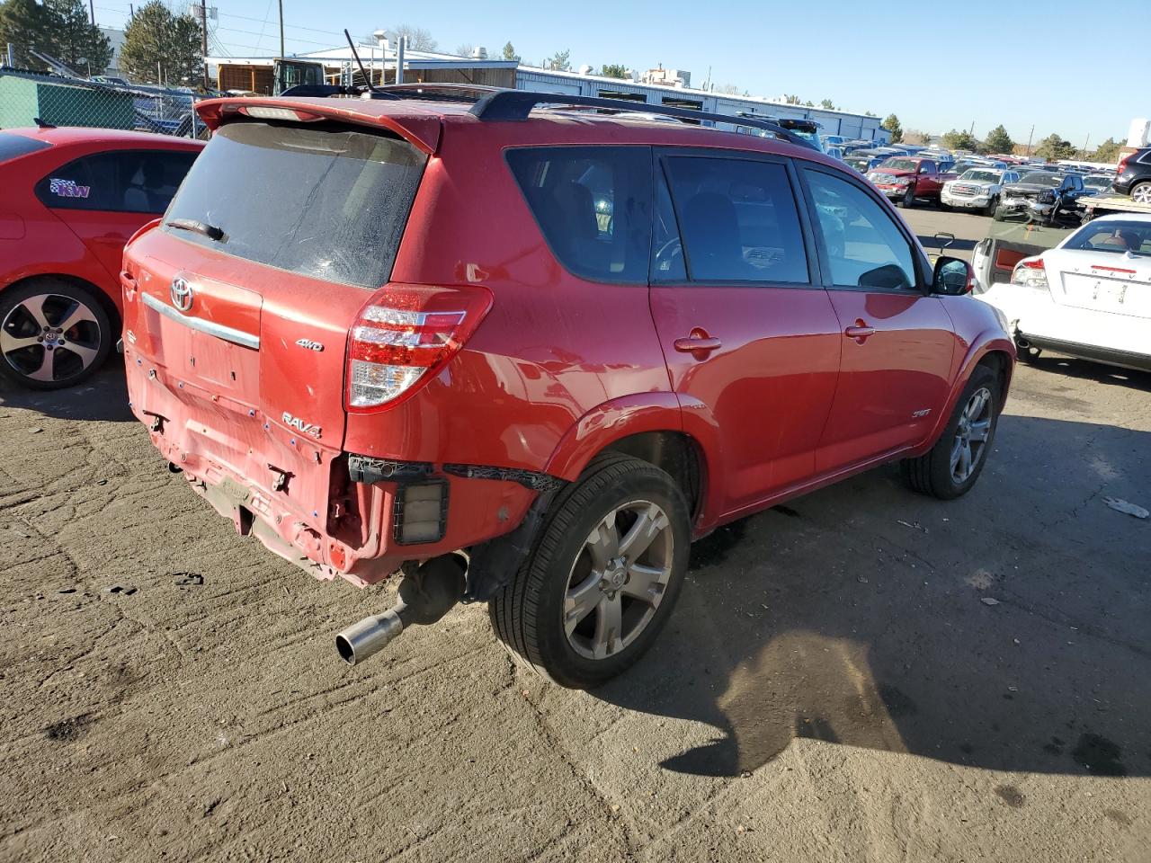 2012 Toyota RAV 4 VIN JTMRK4DV8C5106637 Copart auction photo, front end damage thumbnail 3