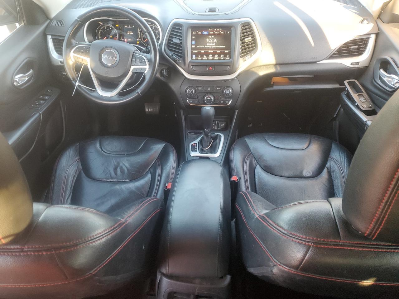 2015 Jeep Grand Cherokee VIN 1C4PJLCB9FW730652 Copart auction photo, front end / hail damage thumbnail 8