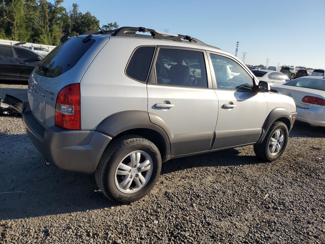 2007 Hyundai Tucson VIN KM8JN12D67U637520 Copart auction photo, front end damage thumbnail 3