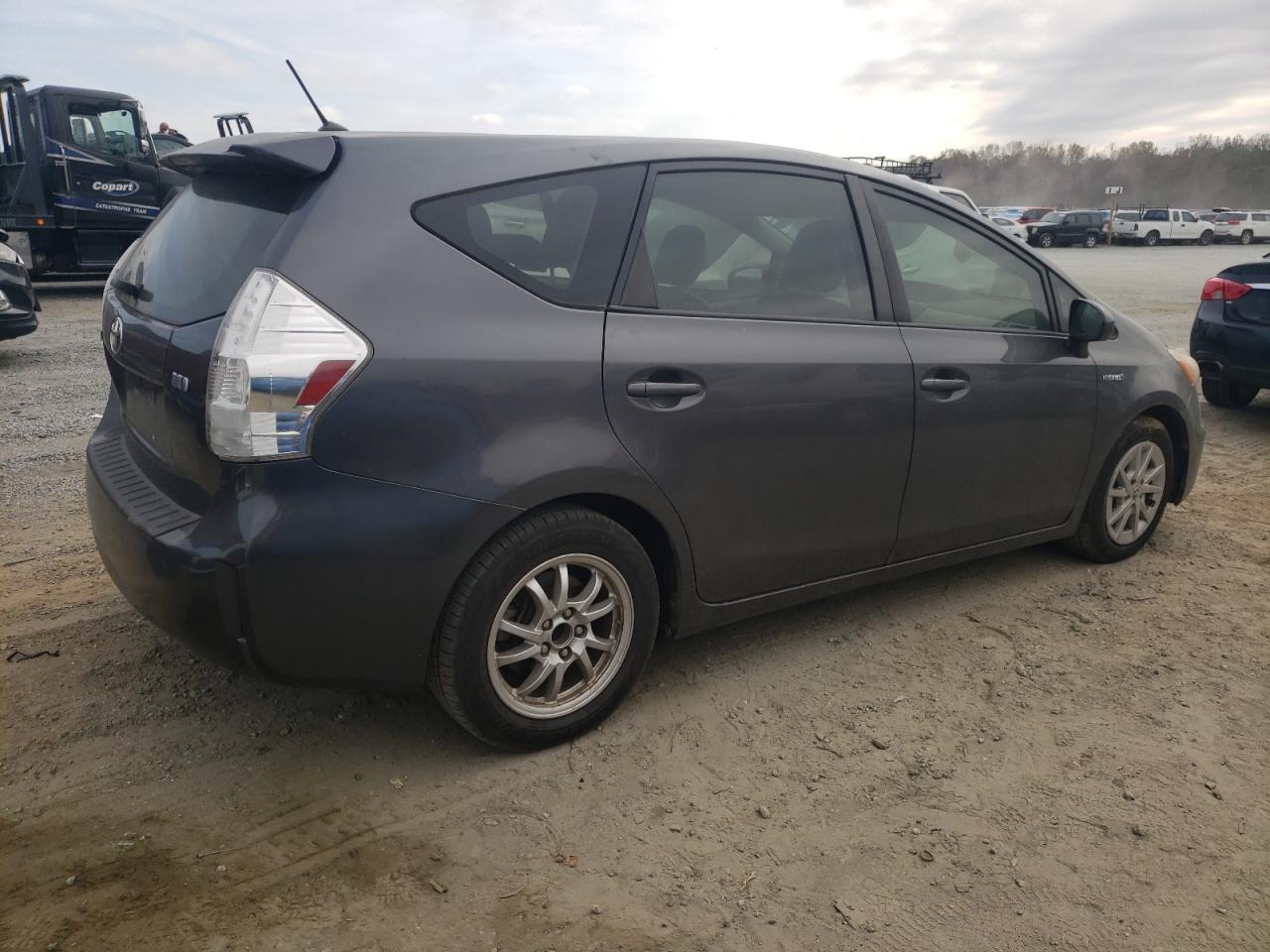 2012 Toyota Prius VIN JTDZN3EU7C3120094 Copart auction photo, water/flood damage thumbnail 3
