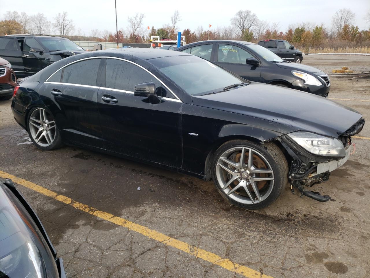 2012 Mercedes-Benz Cls-klasse VIN WDDLJ7DB4CA041816 Copart auction photo, front end damage thumbnail 4
