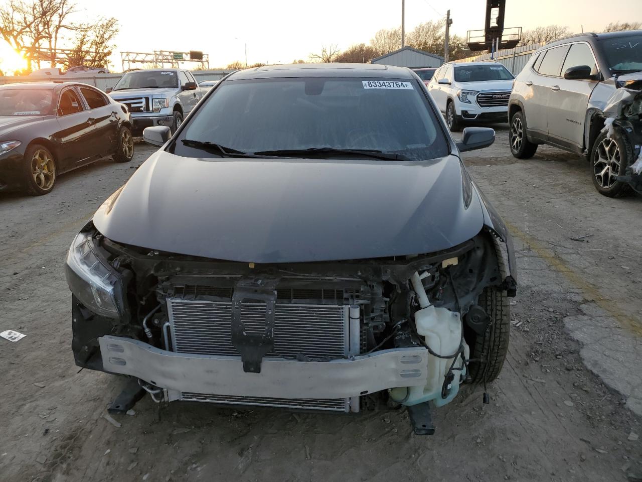 2017 Chevrolet Malibu VIN 1G1ZE5ST8HF189480 Copart auction photo, undercarriage / front end damage thumbnail 5