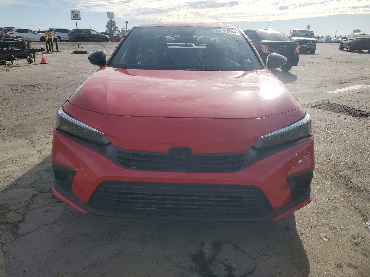 2022 Honda Civic VIN 2HGFE2F50NH550846 Copart auction photo, rear end damage thumbnail 5