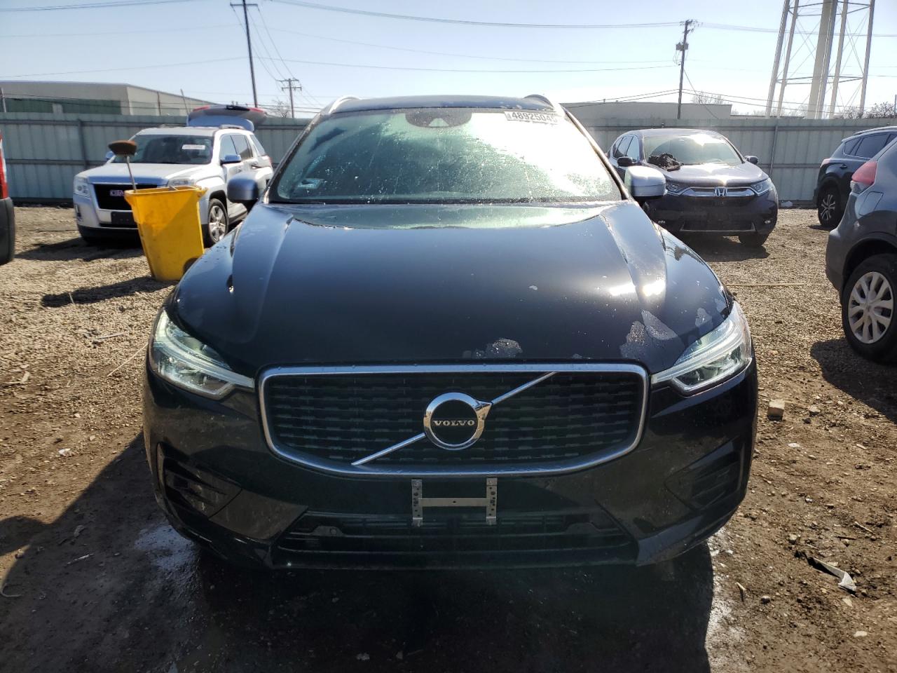 2019 Volvo XC60 VIN LYVA22RM8KB219908 Copart auction photo, side / rear end damage thumbnail 5