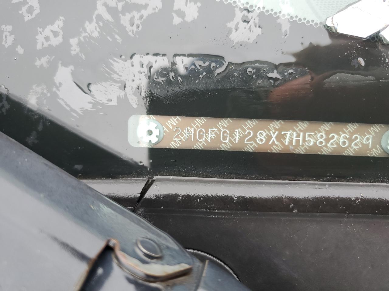 2007 Honda Civic VIN 2HGFG128X7H582629 Copart auction photo, side damage thumbnail 12