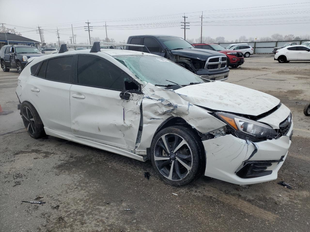 2020 Subaru Impreza VIN 4S3GTAL63L3708614 Copart auction photo, all over / undercarriage damage thumbnail 4
