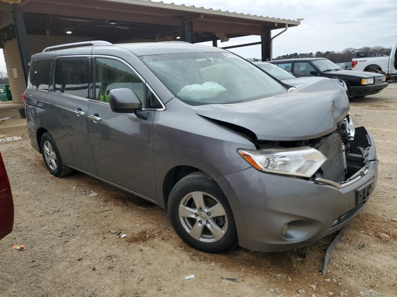 2017 Nissan Quest VIN JN8AE2KP9H9167609 Copart auction photo, front end damage thumbnail 4