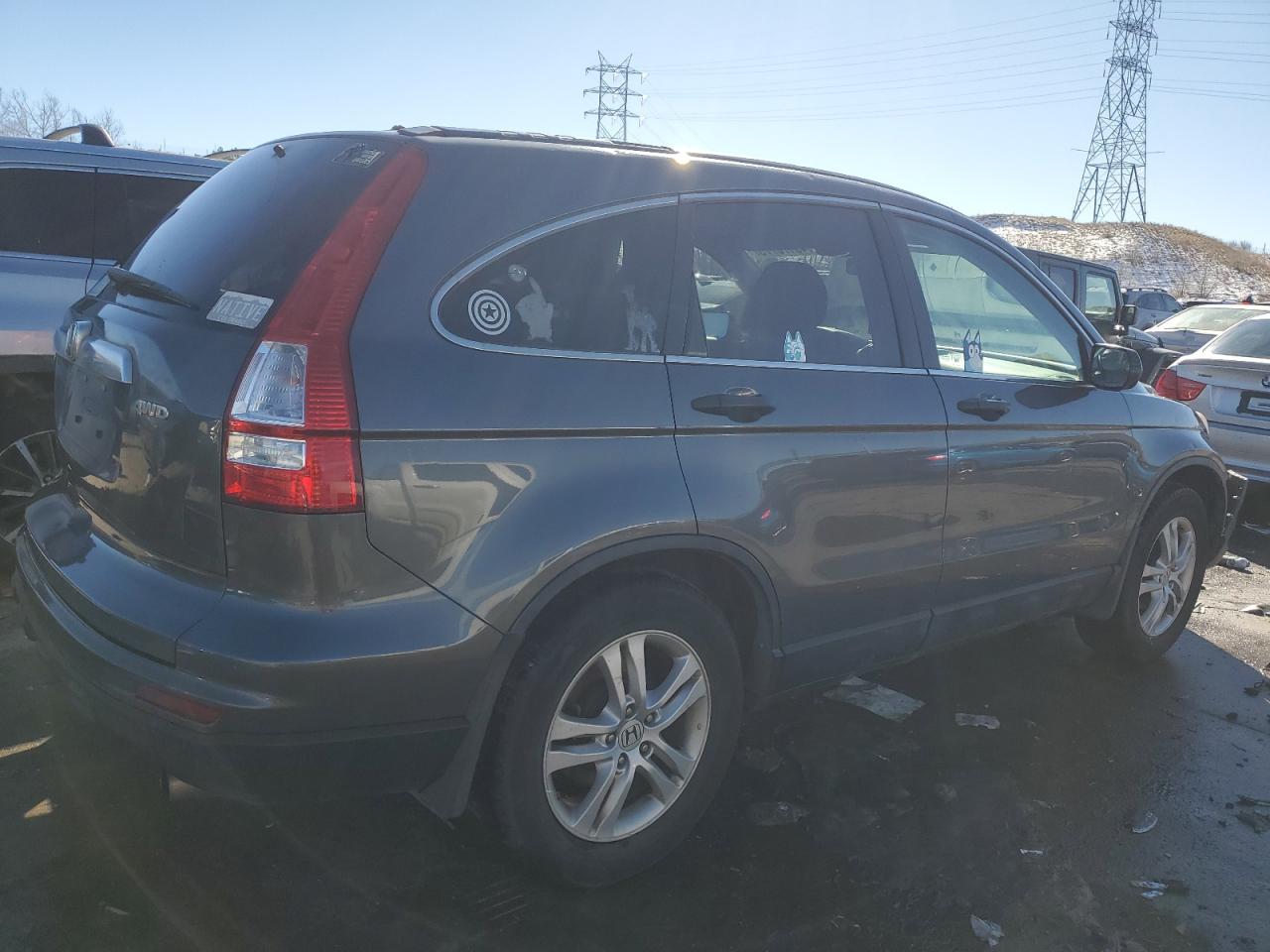 2011 Honda CR-V VIN 5J6RE4H55BL044961 Copart auction photo, front end / hail damage thumbnail 3