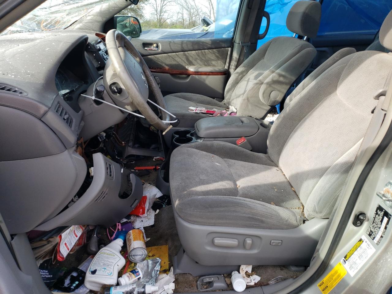2005 Toyota Sienna VIN 5TDZA22C35S287684 Copart auction photo, all over / top/roof damage thumbnail 7