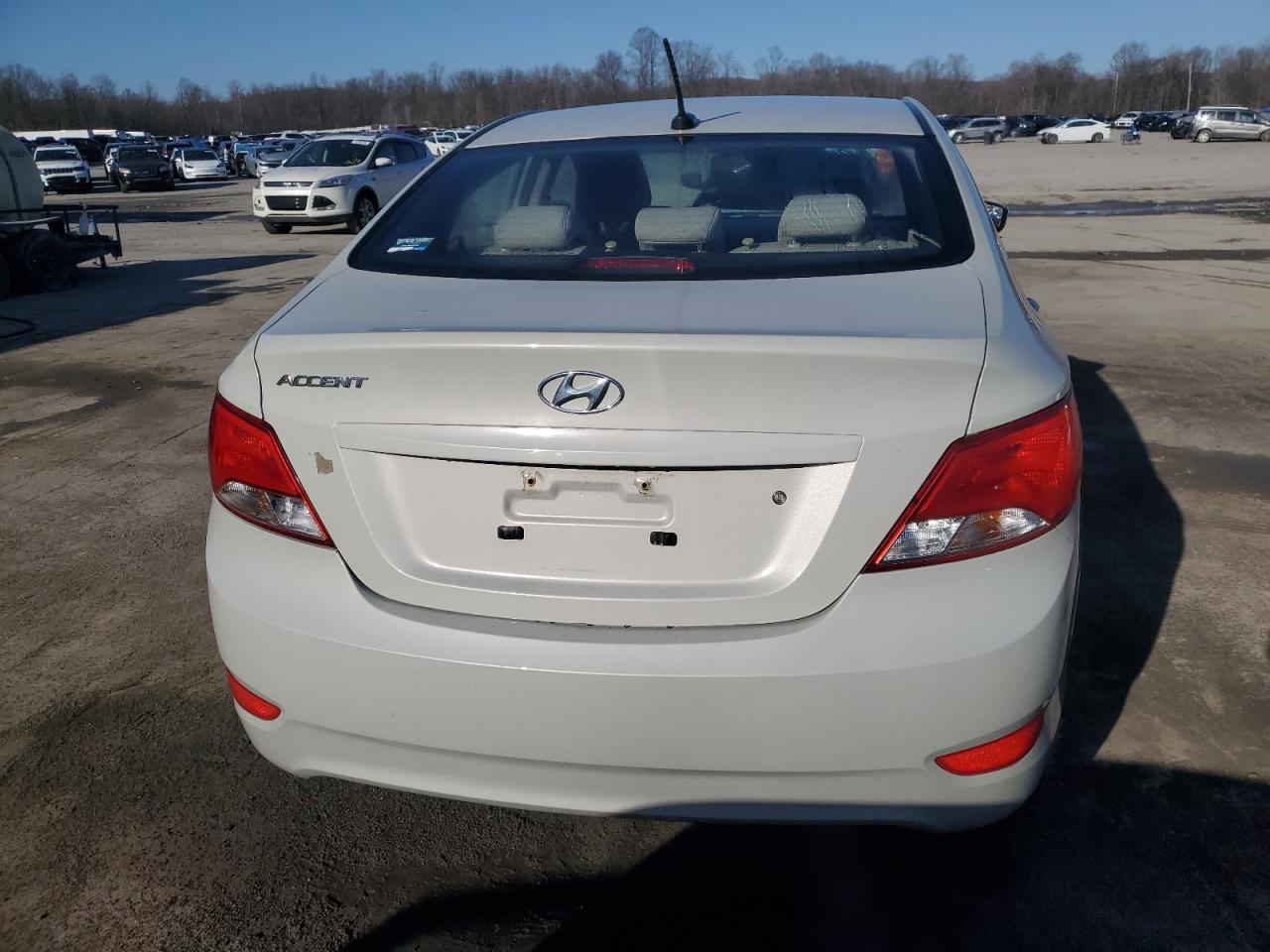 2016 Hyundai Accent VIN KMHCT4AE4GU068421 Copart auction photo, front end damage thumbnail 6