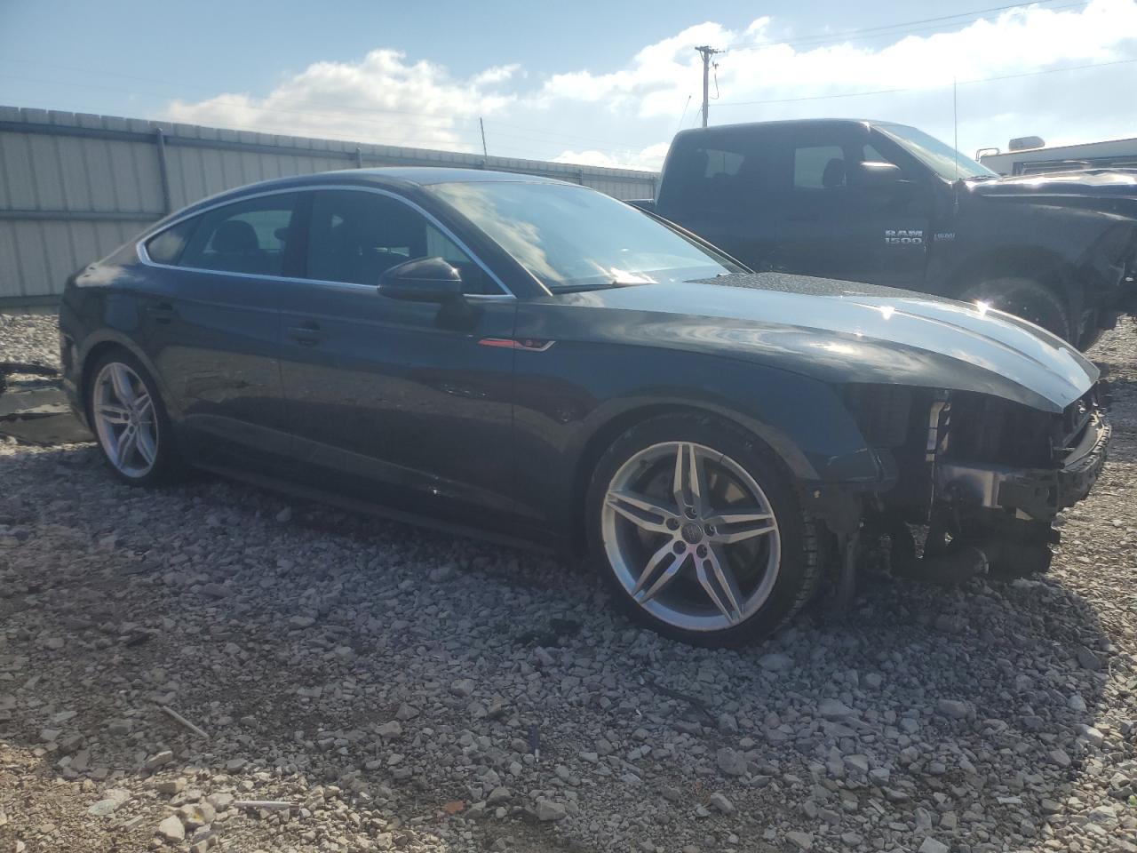 2019 Audi A5 VIN WAUENCF56KA071886 Copart auction photo, front end damage thumbnail 4