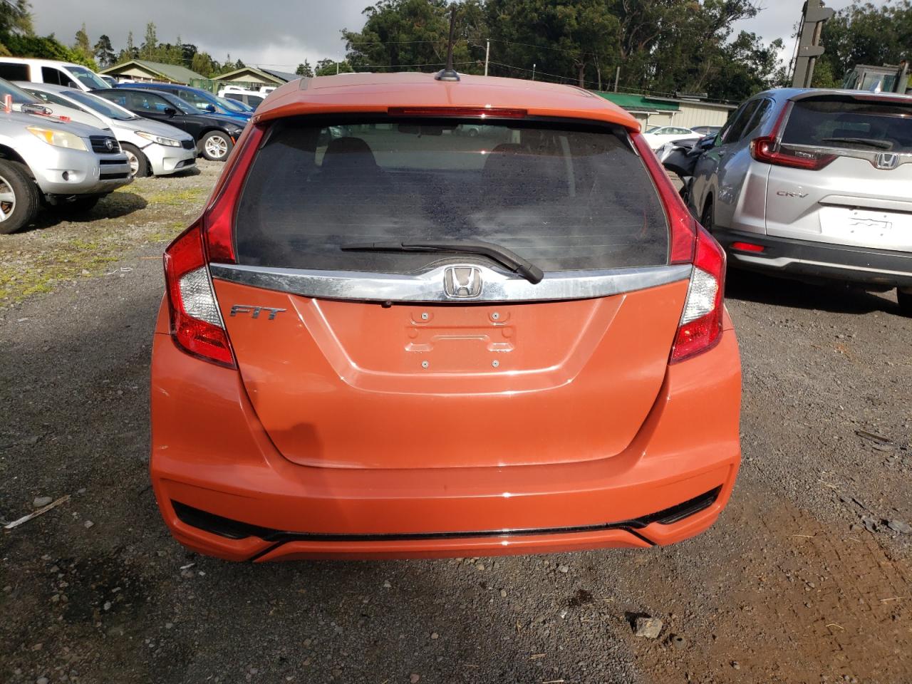 2020 Honda Fit VIN 3HGGK5H83LM727121 Copart auction photo, top/roof damage thumbnail 6