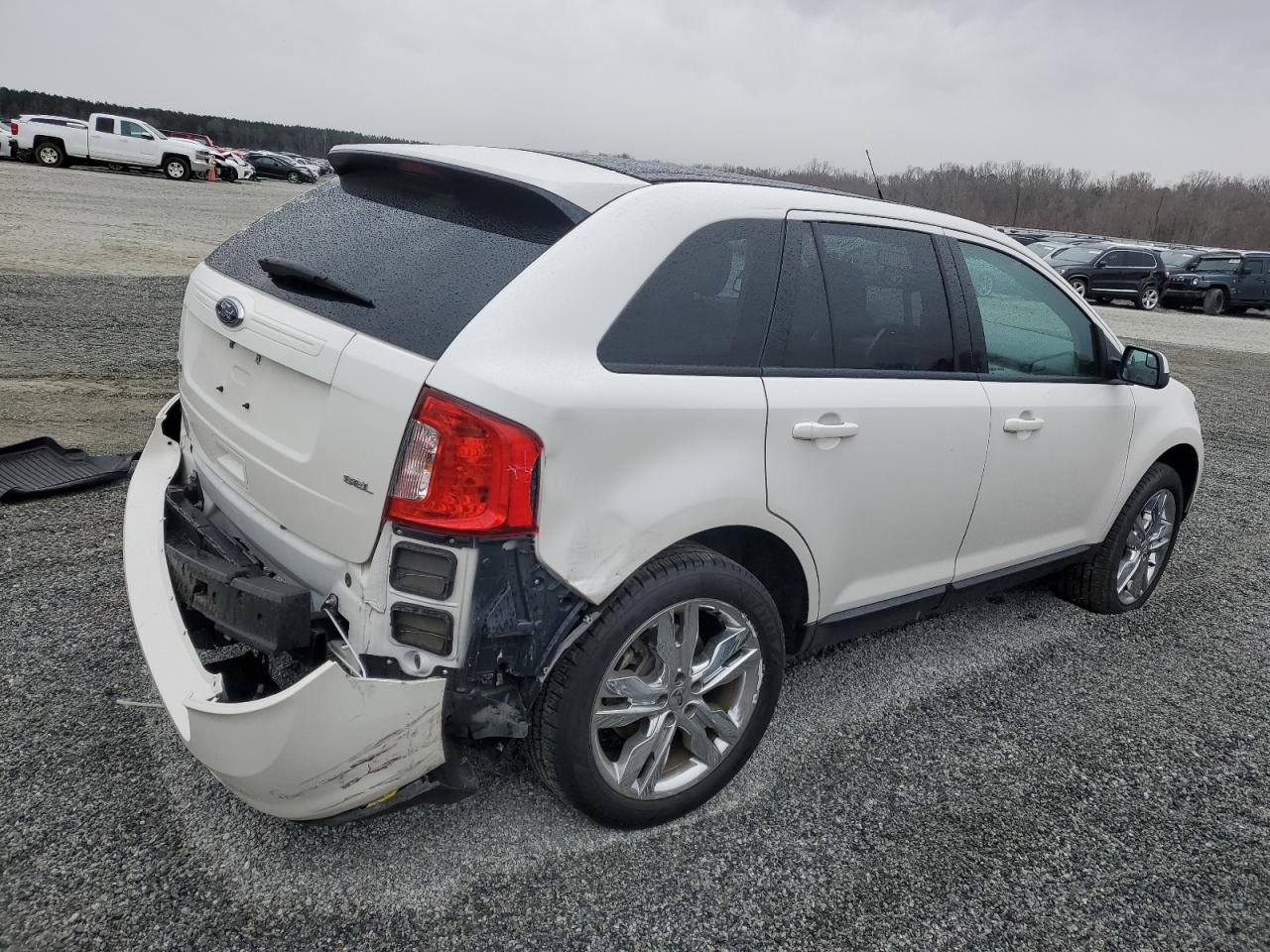 2013 Ford Edge VIN 2FMDK3JC0DBB22086 Copart auction photo, rear end damage thumbnail 3