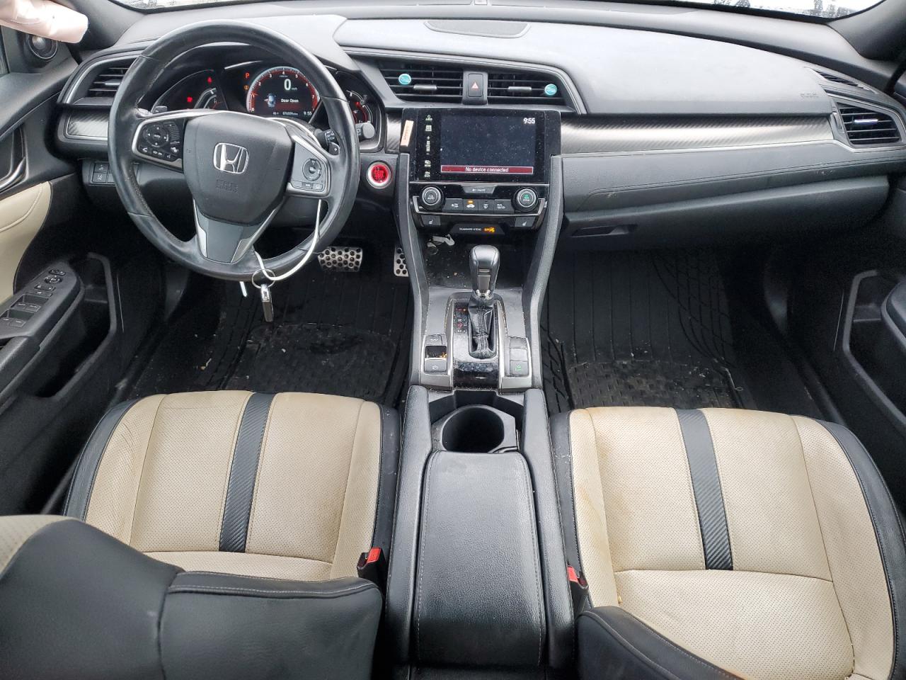2018 Honda Civic VIN SHHFK7H96JU223998 Copart auction photo, front end / undercarriage damage thumbnail 8