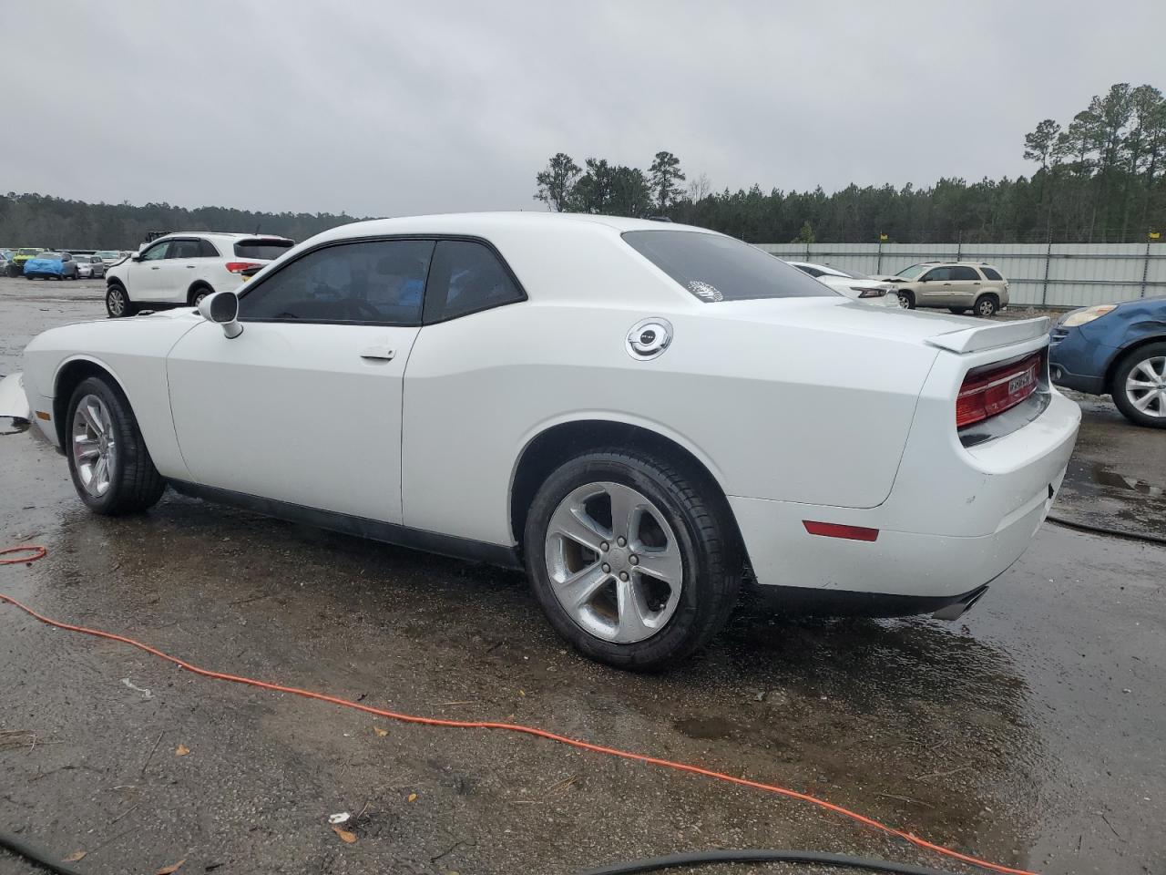 2014 Dodge Challenger VIN 2C3CDYAG9EH295134 Copart auction photo, front end / side damage thumbnail 2