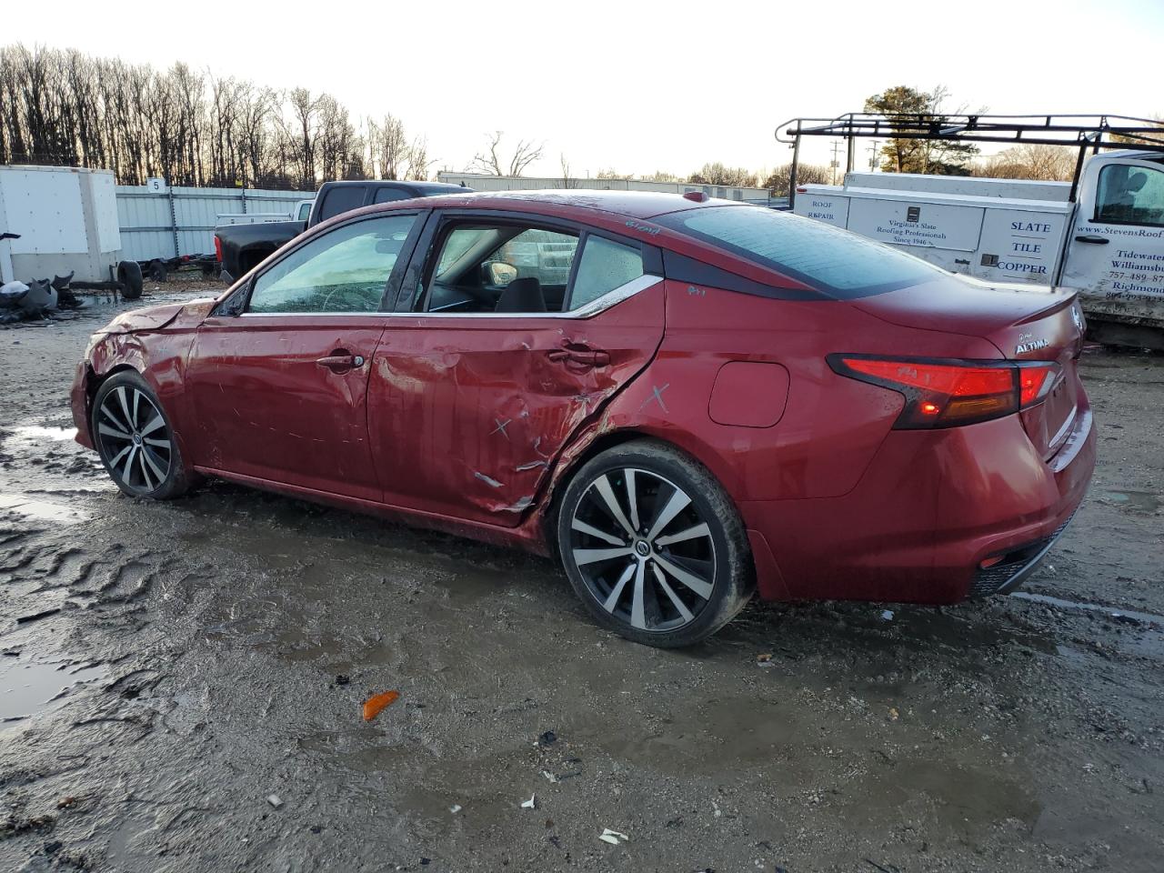 2020 Nissan Altima VIN 1N4BL4CV2LC122592 Copart auction photo, front end / side damage thumbnail 2