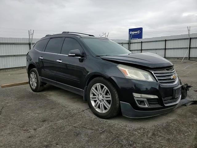 2014 Chevrolet Traverse VIN 1GNKRGKDXEJ100607 Copart auction photo, front end / side damage thumbnail 11