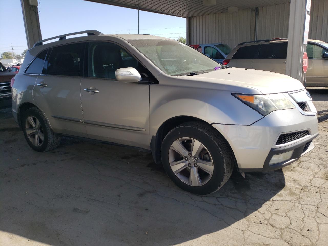2012 Acura MDX VIN 2HNYD2H30CH520467 Copart auction photo, front end / side damage thumbnail 4