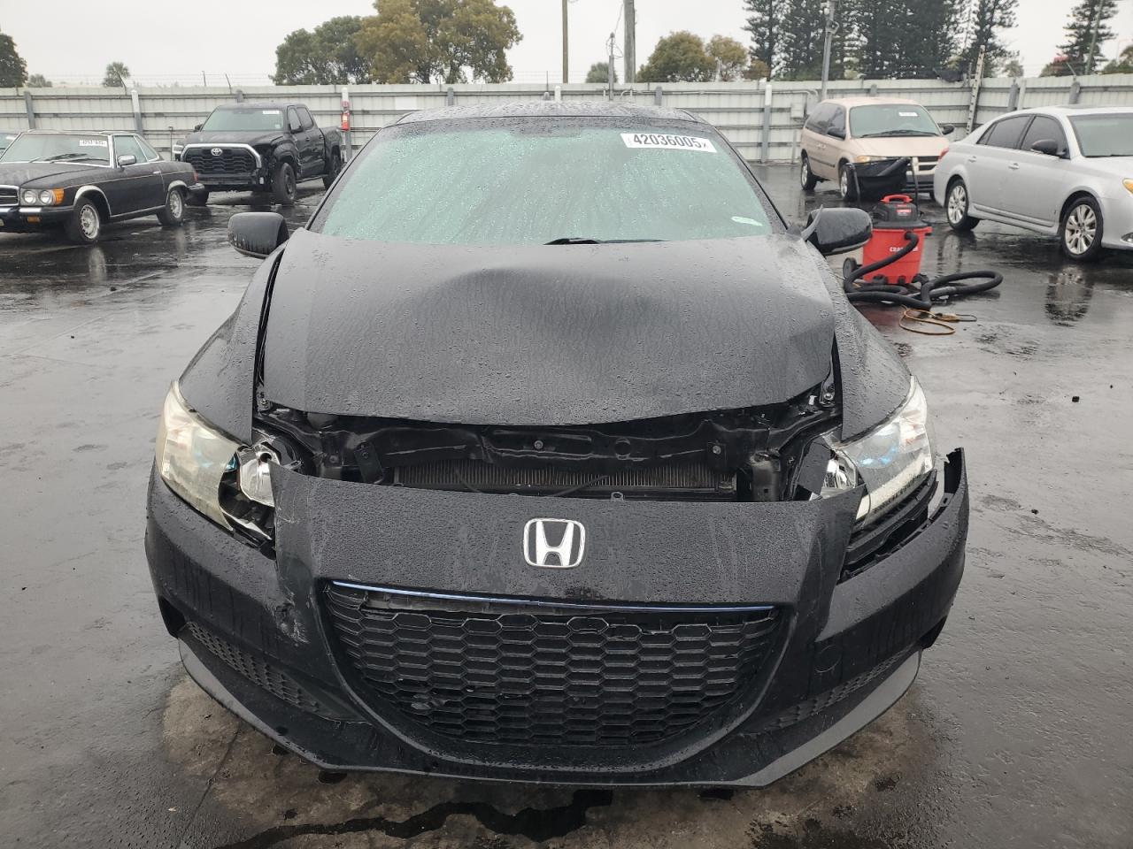 2015 Honda CR-Z VIN JHMZF1D40FS003453 Copart auction photo, front end damage thumbnail 5