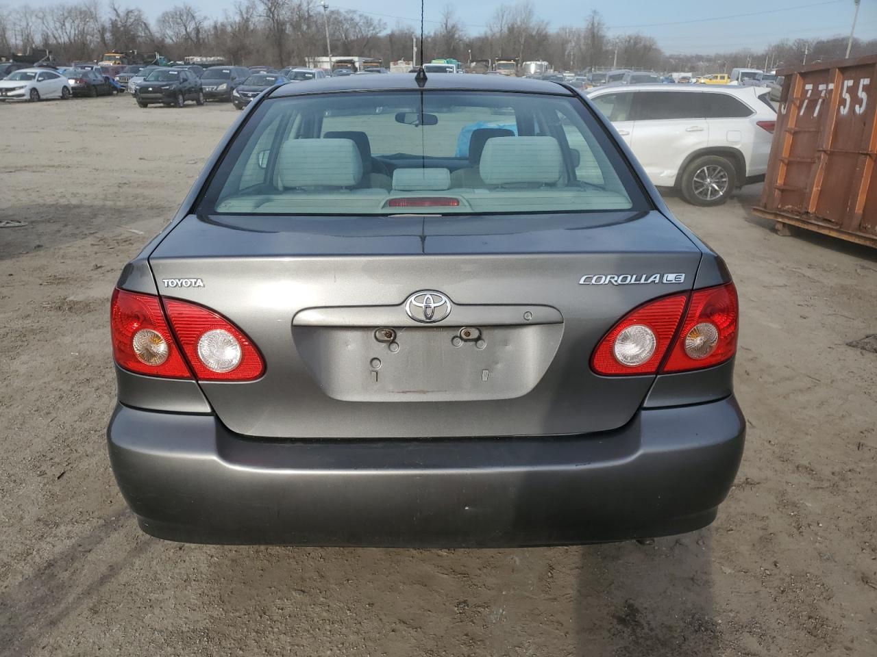 2006 Toyota Corolla VIN 2T1BR32E06C711172 Copart auction photo, front end / minor dent/scratches damage thumbnail 6
