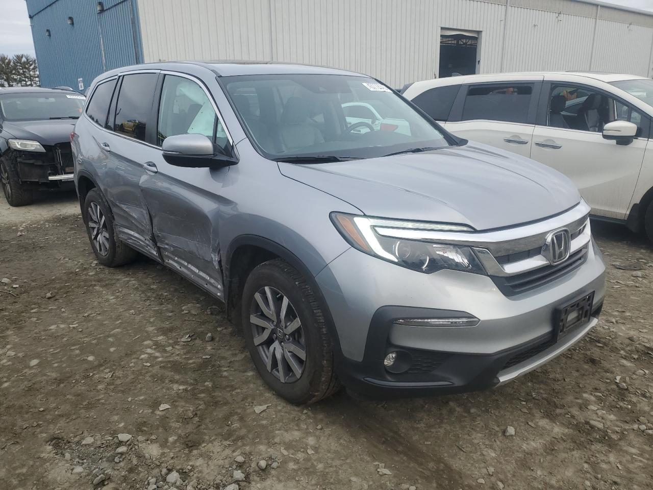 2020 Honda Pilot VIN 5FNYF6H5XLB029502 Copart auction photo, side damage thumbnail 4