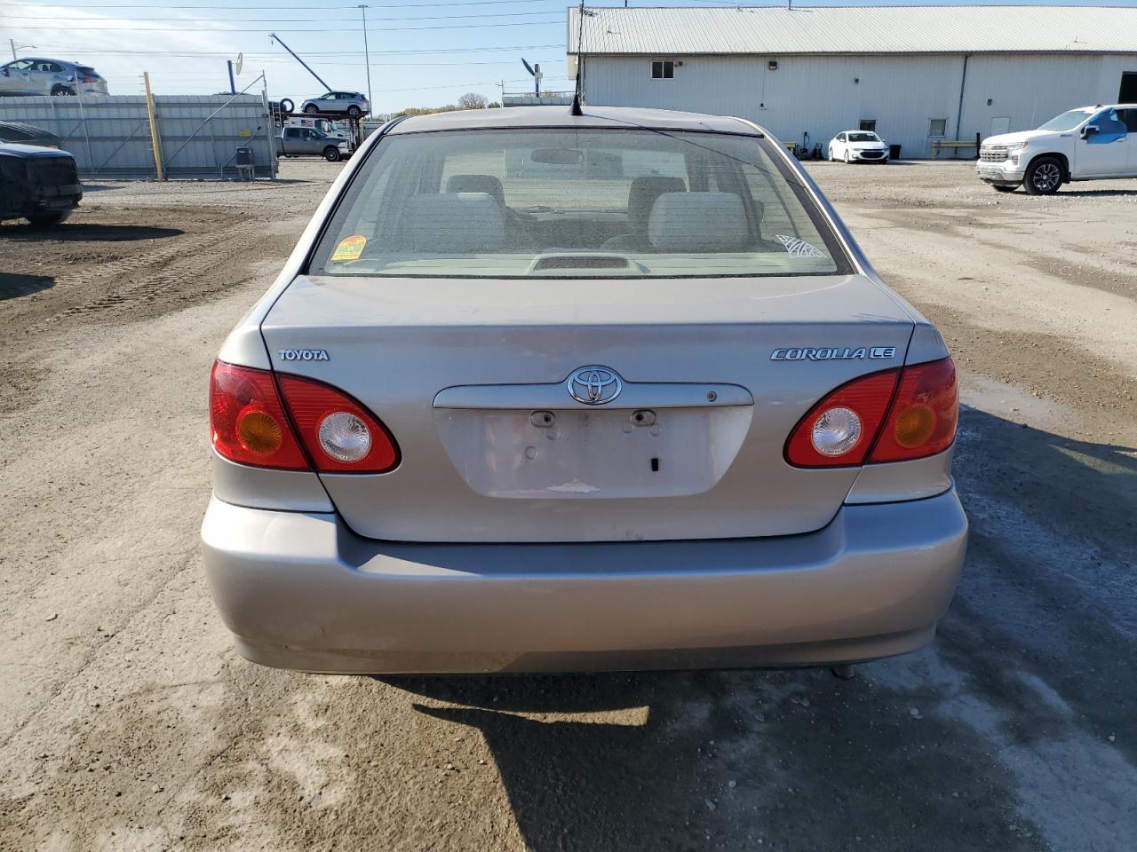 2003 Toyota Corolla VIN 1NXBR32E83Z106651 Copart auction photo, front end / side damage thumbnail 6
