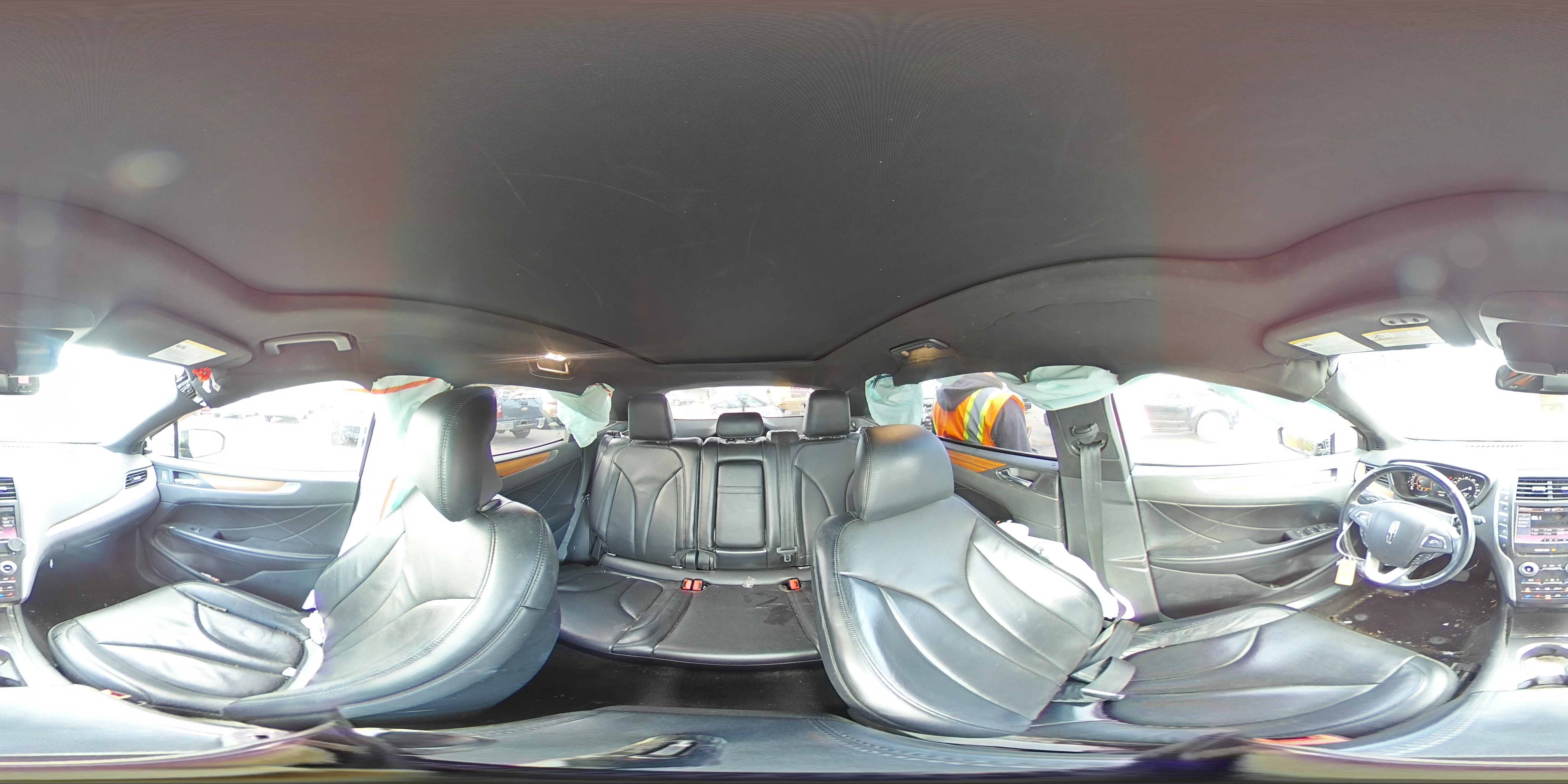 2015 Lincoln MKZ VIN 5LMCJ2A9XFUJ09725 Copart auction photo, side damage thumbnail 13
