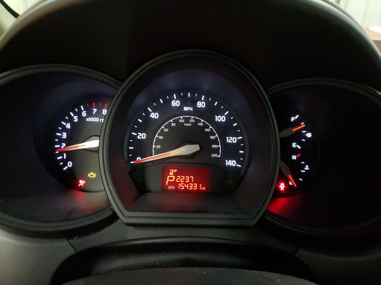 2015 KIA Rio VIN KNADN4A37F6479779 Copart auction photo, front end damage thumbnail 9