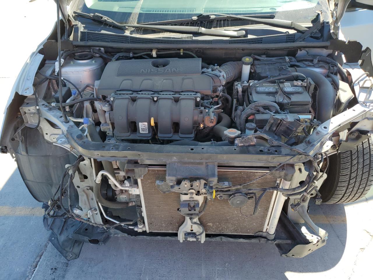 2019 Nissan Sentra VIN 3N1AB7AP1KY303402 Copart auction photo, front end damage thumbnail 11