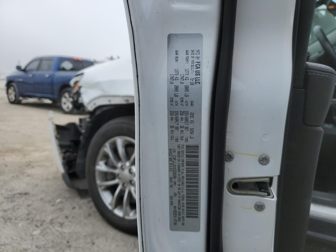 2019 Jeep Grand Cherokee VIN 1C4PJLLB1KD220284 Copart auction photo, front end damage thumbnail 13
