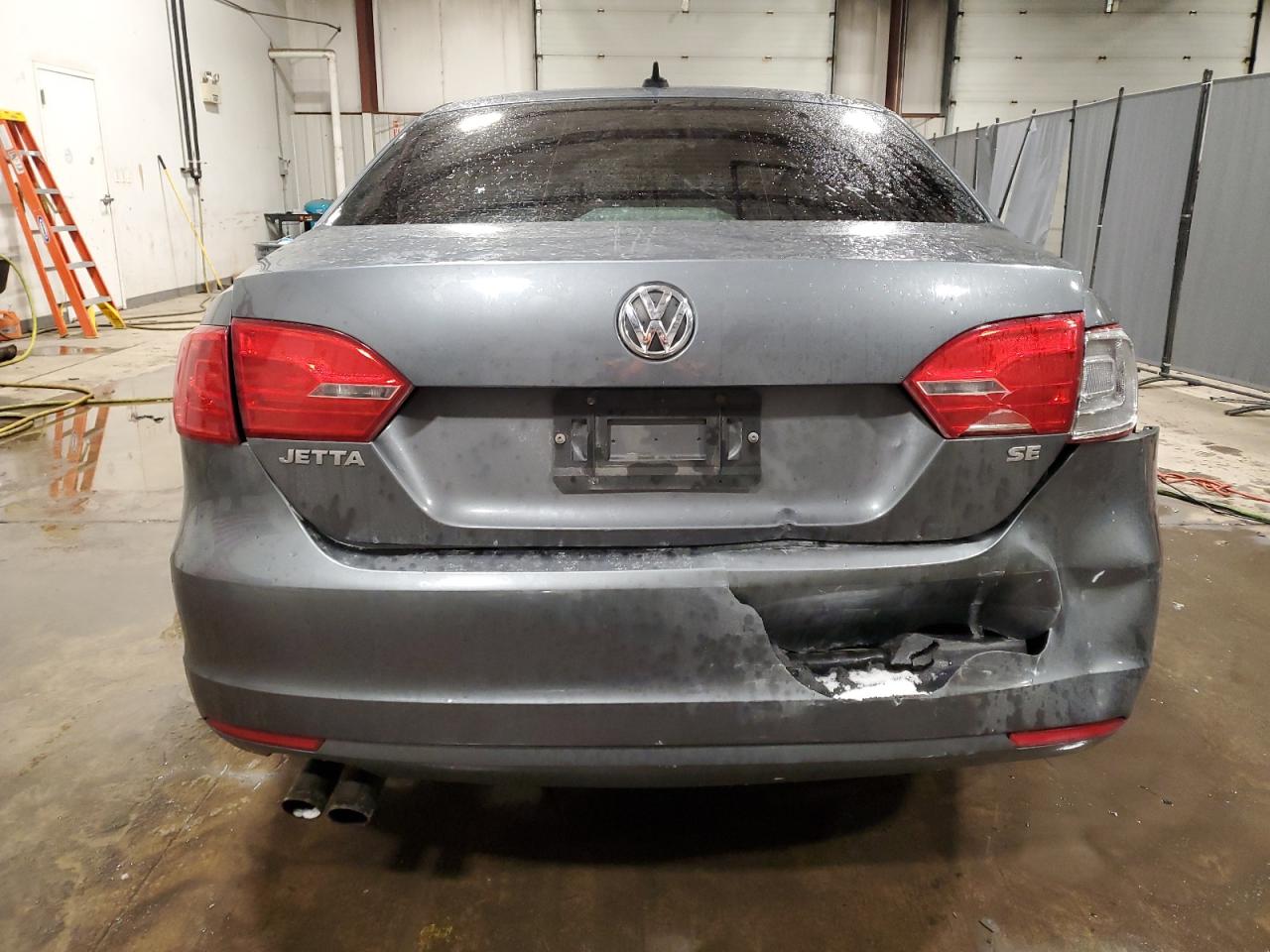 2014 Volkswagen Jetta VIN 3VWB17AJ2EM438249 Copart auction photo, rear end damage thumbnail 6