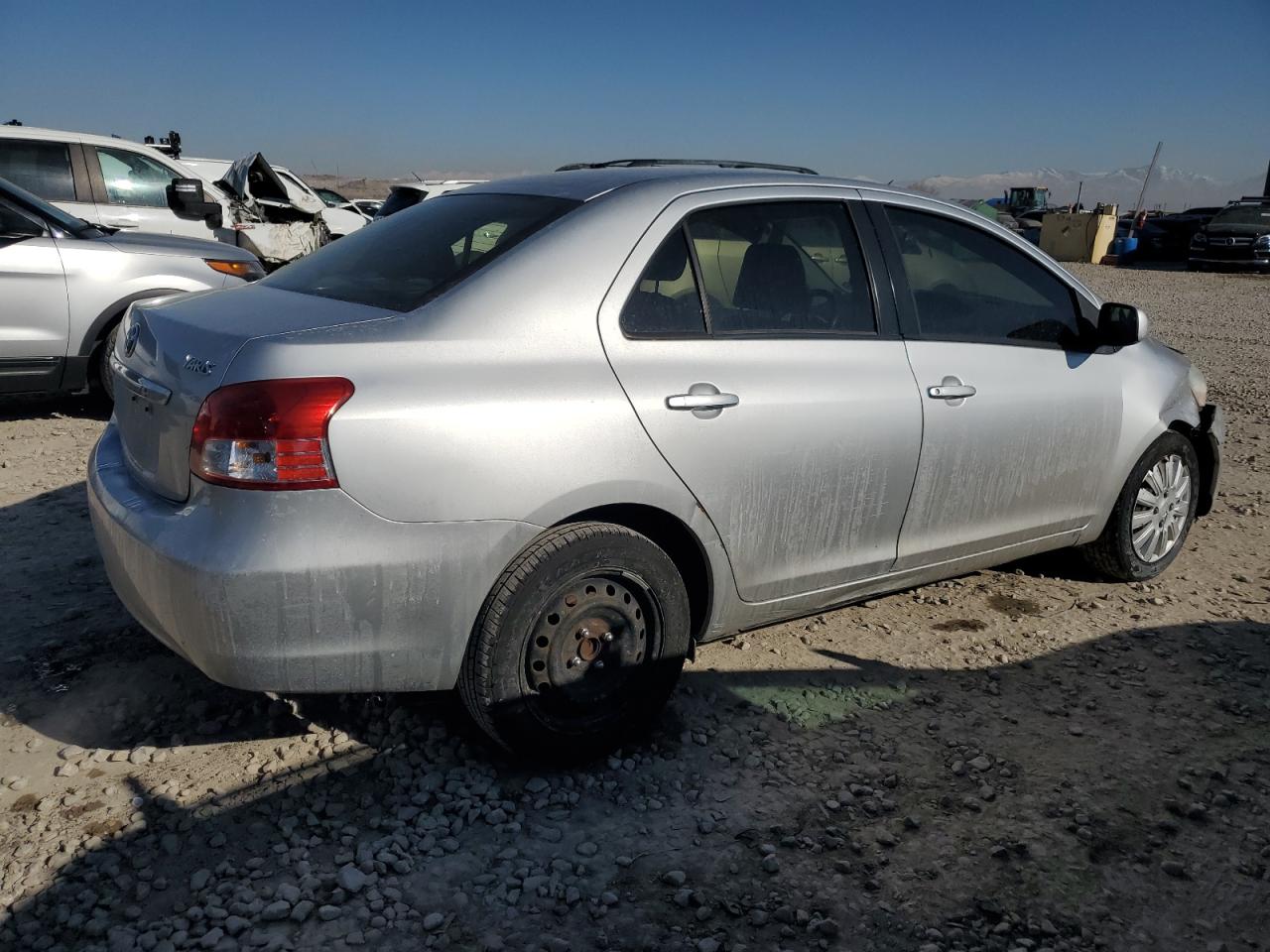 2012 Toyota Yaris VIN JTDBT4K32CL038508 Copart auction photo, front end damage thumbnail 3