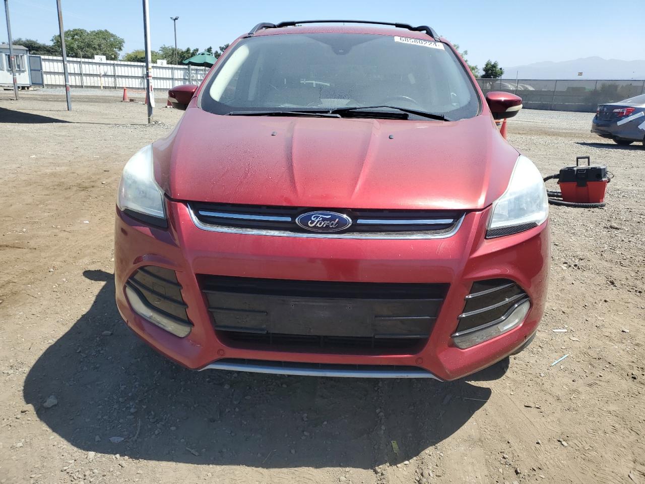 2013 Ford Escape VIN 1FMCU0HXXDUA11391 Copart auction photo, side / front end damage thumbnail 5