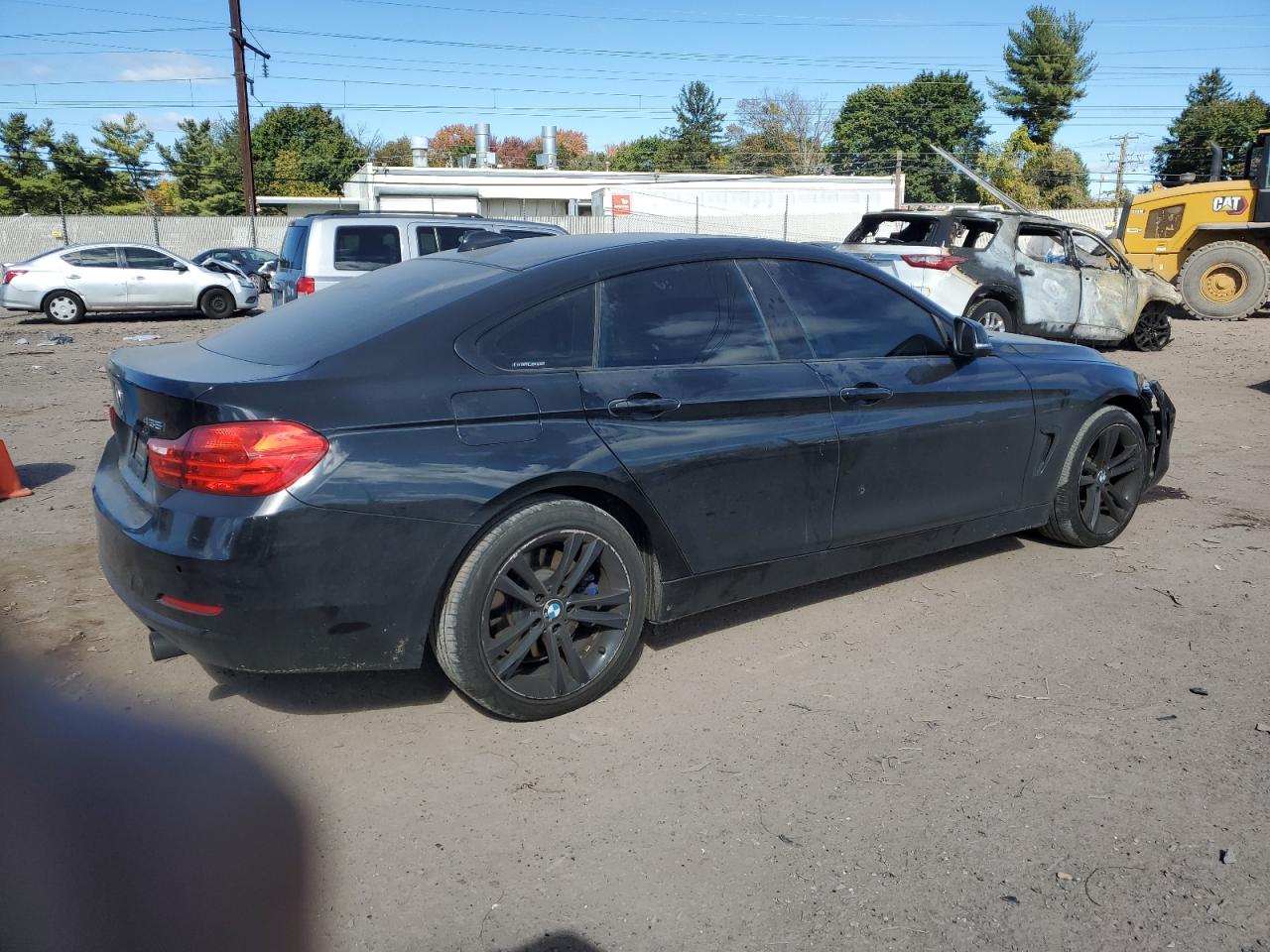 2015 BMW 4er VIN WBA4B3C59FGV48788 Copart auction photo, front end damage thumbnail 3