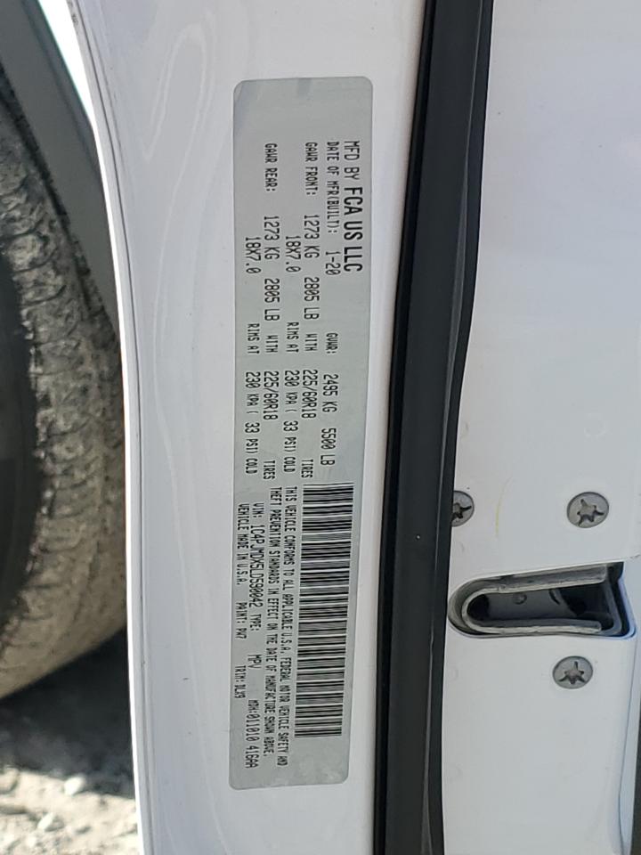2020 Jeep Grand Cherokee VIN 1C4PJMDX5LD590042 Copart auction photo, rear end / minor dent/scratches damage thumbnail 13