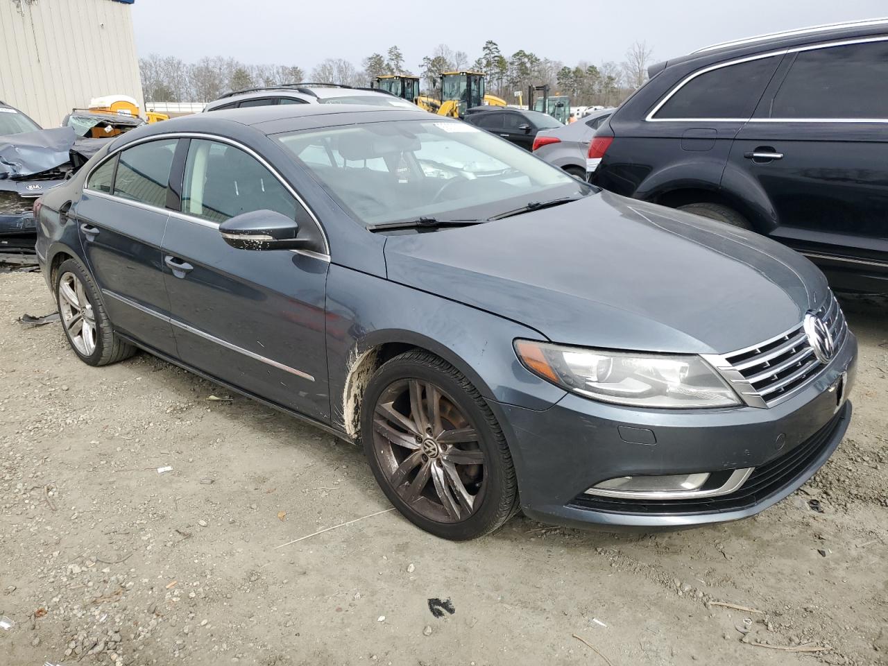 2013 Volkswagen Passat CC VIN WVWHU7AN6DE509321 Copart auction photo, front end damage thumbnail 4