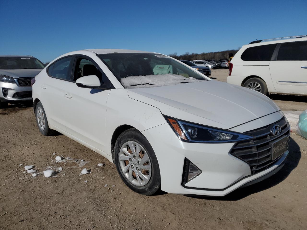 2019 Hyundai Elantra VIN 5NPD74LF4KH424677 Copart auction photo, front end damage thumbnail 4