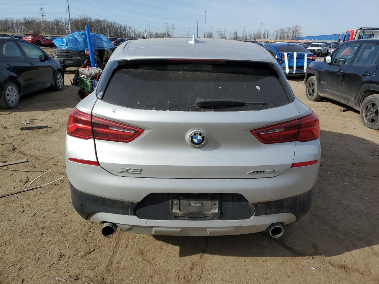 2020 BMW X2 VIN WBXYJ1C02L5P07094 Copart auction photo, side damage thumbnail 6