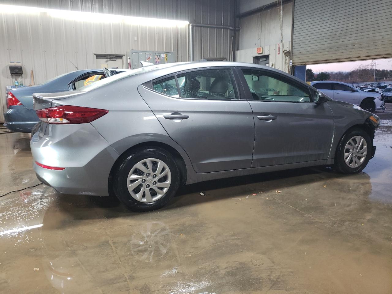 2017 Hyundai Elantra VIN KMHD74LF6HU408586 Copart auction photo, front end / side damage thumbnail 3